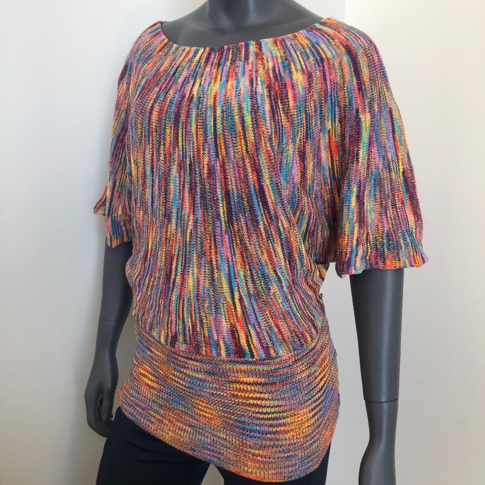 Papaya multicolored top/Medium